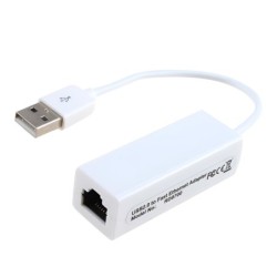 USB 2.0 LAN Card with Cable – Stable Wired Internet Adapter