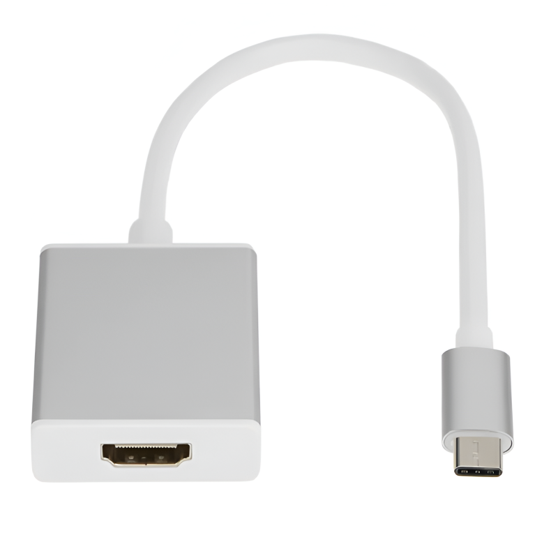 Type-C to HDMI Adapter with Chip – 4K High-Definition Video