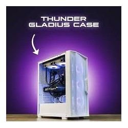 Thunder-Ready: Gladiolus Gaming Case(White)