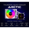 Thunder ARCTIC 120mm AIO CPU Cooler ARGB (Black) with Digital Temperature Display New
