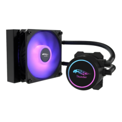 Thunder ARCTIC 120mm AIO CPU Cooler ARGB (Black) with Digital Temperature Display New
