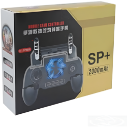 SP+ 2000mAh Power Cooling Fan Gamepad Joystick Hand Grip 4-in-1 Cooler, Power-Bank