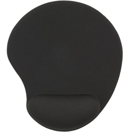 Rest Mouse Pad F03 BLACK  Smooth Cloth Surface, Non-Slip Rubber Base