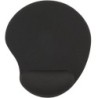 Rest Mouse Pad F03 BLACK  Smooth Cloth Surface, Non-Slip Rubber Base
