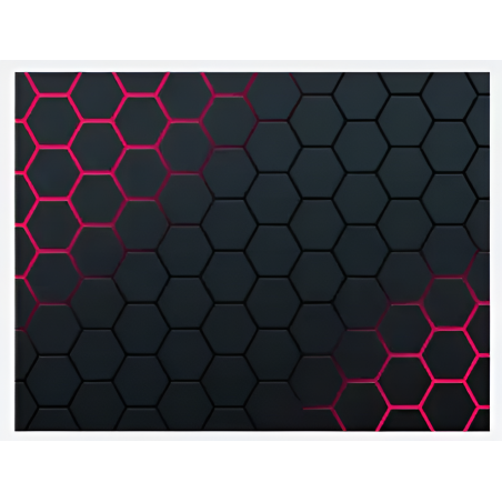Q1 3D Style Mouse Pad 250 × 300 × 3 mm Smooth Micro-Fibre Surface, Anti-Slip Rubber Base