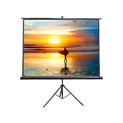 Projector Screen 72 inch Tripod Portable 6x6 Feet 1:1MW Speed-X (FINE QUALITY)