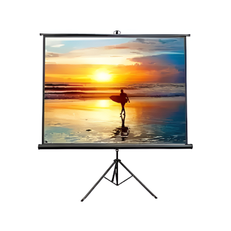 Projector Screen 72 inch Tripod Portable 6x6 Feet 1:1MW Speed-X (FINE QUALITY)