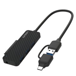 ONTEN USB-C & USB 3.0 to SATA Adapter with 3-Port USB Hub | UCA312