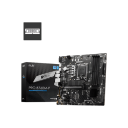 MSI PRO B760M-P DDR5 LGA 1700 mATX Motherboard