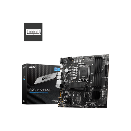 MSI PRO B760M-P DDR5 LGA 1700 mATX Motherboard