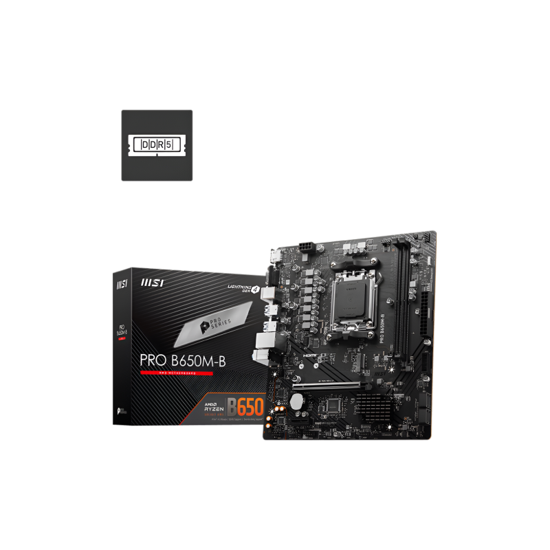 MSI PRO B650M-B DDR5 AM5 – NEW