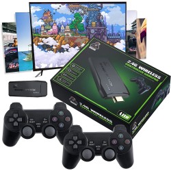 M8 64GB HDMI Game Stick Lite Console  2× 2.4G Wireless Controllers