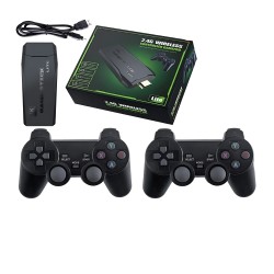 M8 64GB HDMI Game Stick Lite Console  2× 2.4G Wireless Controllers