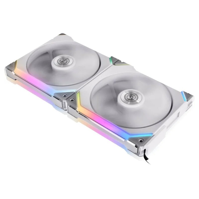Lian Li UNI Fan SL140 2x 19K RPM ARGB PWM PC Cooling Fans (White) (2 Fan)