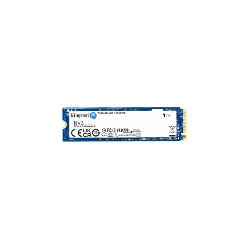Kingston NV3 1TB NVMe PCIe Gen 4.0 SSD – High-Speed Internal Storage