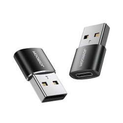 Joyroom S-H152 USB male to Type-C female adapter 2Pcs black