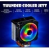 JETT TCC-DG120 Thunder 4-Heatpipe ARGB CPU Cooler with Digital Display