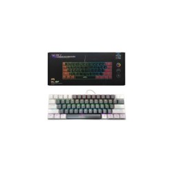 JEDEL KL69 RGB 61 Keys Mechanical Rainbow Lighting Gaming Keyboard All Keys Anti-ghost Type C Interface
