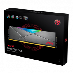 XPG SPECTRIX D50 8GB (8GBx1) DDR4 3600MHz RGB – Black