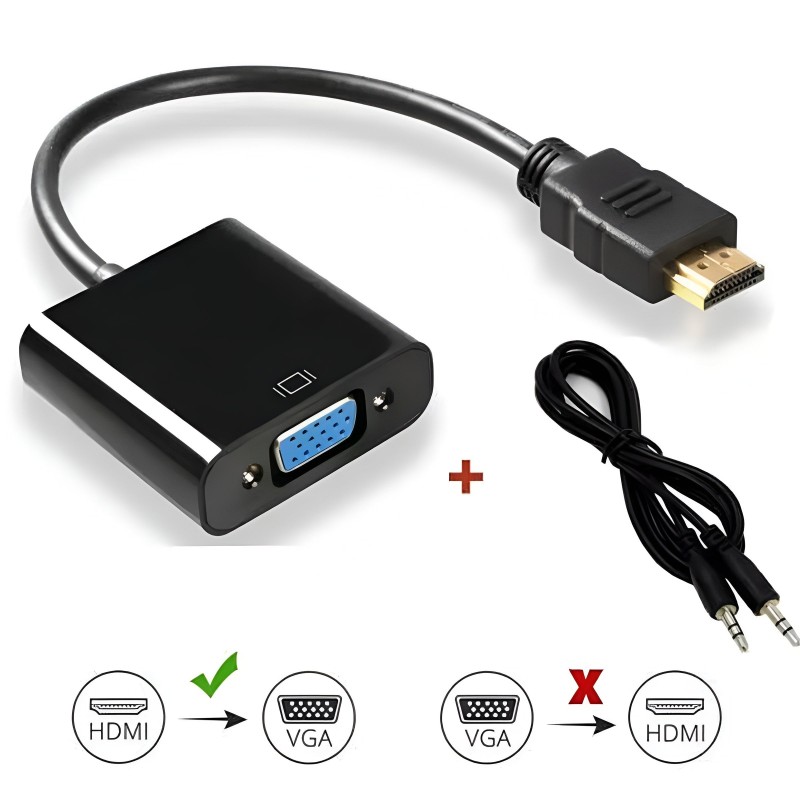 HDMI to VGA Converter WITH AUX