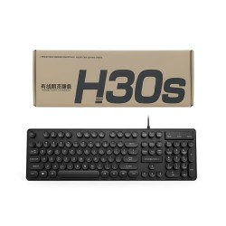 H30S Round RGB Gaming Keyboard Pakistan | Pudding Keys | COD