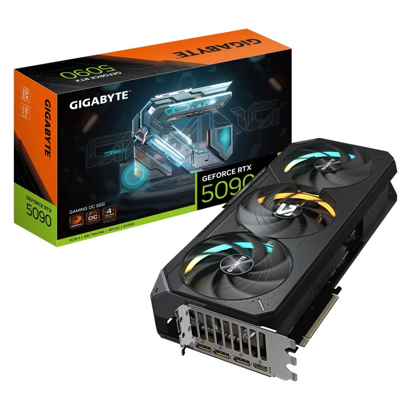 GIGABYTE GeForce RTX™ 5090 GAMING OC 32G – Ultimate 32GB GDDR7 GPU with DLSS 4 and WINDFORCE Cooling