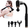 GB-868 Elbow Membrane Deep Tissue Massage Gun  9-Speed Percussion, 1200mAh Rechargeable Silent Hook-Grip, USB-C Fast Charge