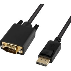 Display Port to VGA Video Cable Male to Male