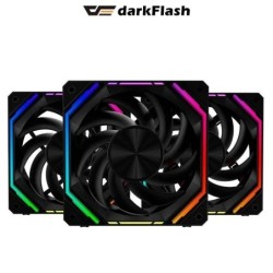 DarkFlash INF 32 PWM ARGB Fans Pack (3-in-1) Black