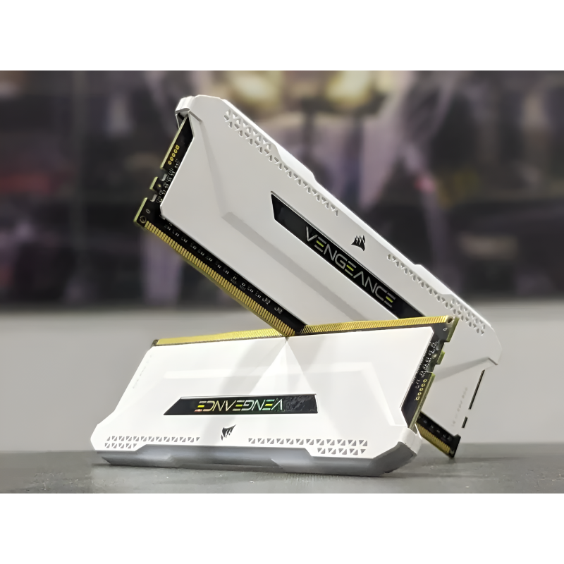 Corsair Vengeance RGB Pro SL 16GB (2x8GB) 3200MHz C16 DDR4 DRAM Memory Kit - White AND BLACK