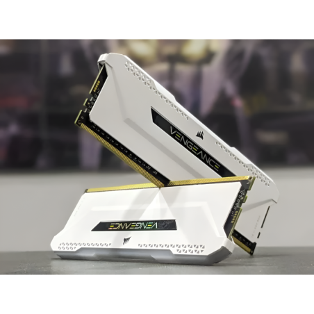 Corsair Vengeance RGB Pro SL 16GB (2x8GB) 3200MHz C16 DDR4 DRAM Memory Kit - White AND BLACK