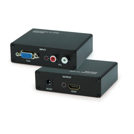 VGA to HDMI Converter Box – High-Quality Video & Audio Adapter