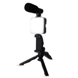 AY-49 Vlogging Tripod Video Making Kit 5-in-1