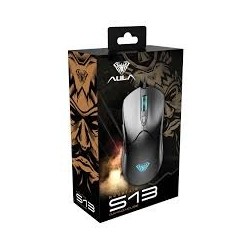 Aula S13 Wired Gaming Mouse – Ergonomic Design, RGB Lighting, High Precision Sensor