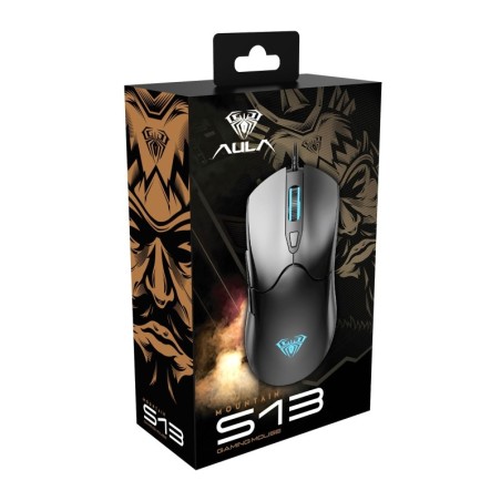 AULA S13 Black, RGB Gaming Mouse
