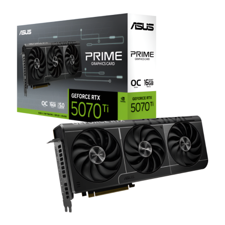ASUS PRIME GeForce RTX 5070 Ti 16GB GDDR7 OC Edition Gaming Graphics Card