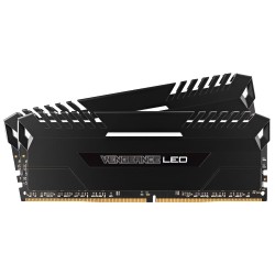 VENGEANCE® LED 16GB (2 x 8GB) DDR4 DRAM 3000MHz C15 Memory Kit - Red LED