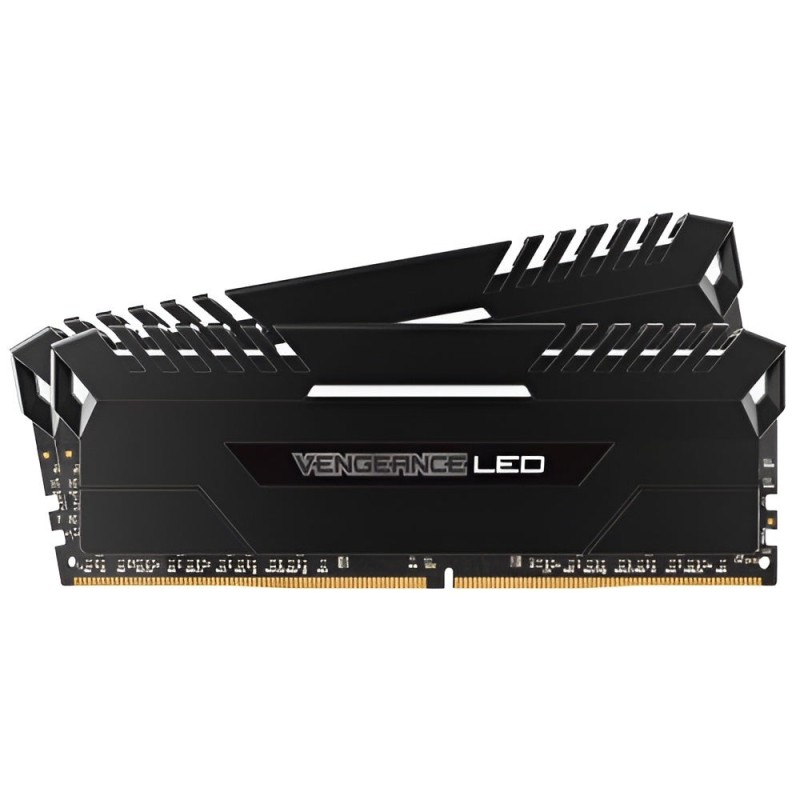 VENGEANCE® LED 16GB (2 x 8GB) DDR4 DRAM 3000MHz C15 Memory Kit - Red LED