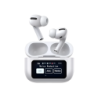 A9 Pro Wireless Earbuds White ANC/ENC BT 5.4 Touch Control
