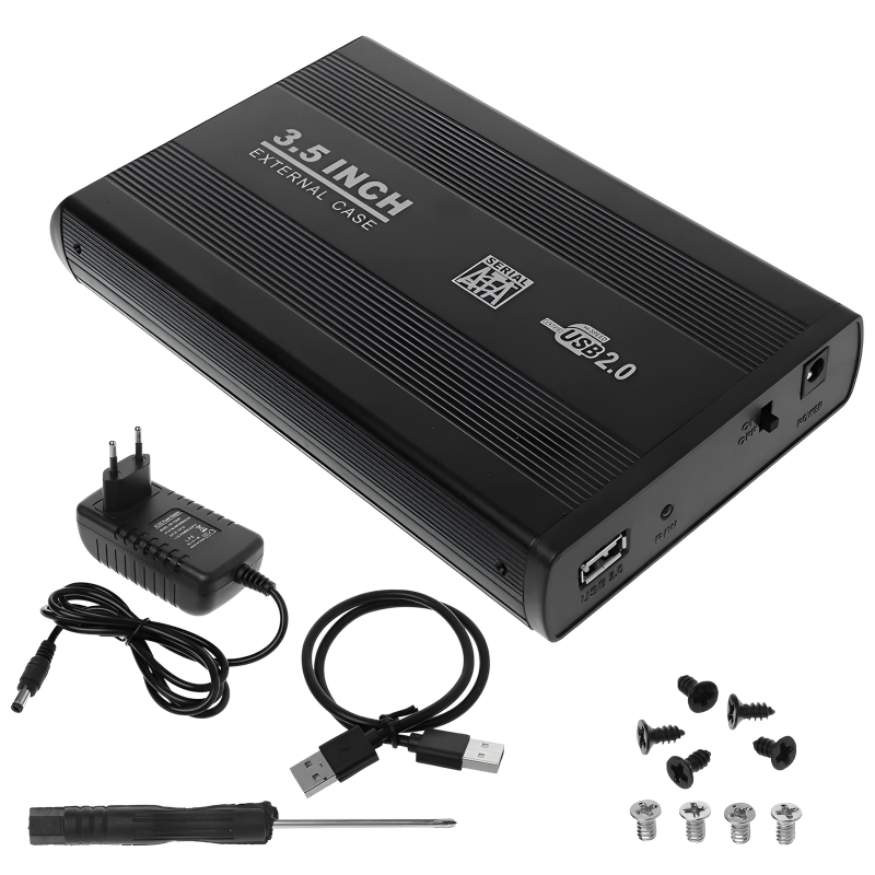 3.5-Inch SATA HDD Enclosure USB 2.0 | Reliable Storage