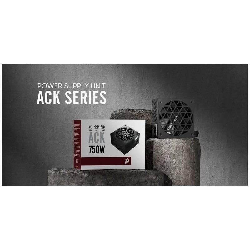 1STPLAYER ACK 750W 80+ Silver Cybenetics Certified PSU New in 18 Months Warranty