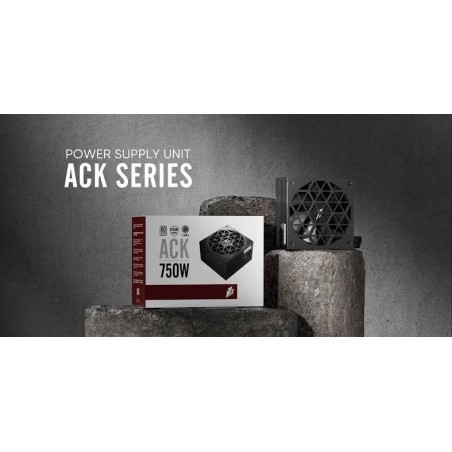 1STPLAYER ACK 750W 80+ Silver Cybenetics Certified PSU New in 18 Months Warranty