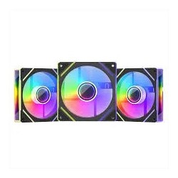 1st Player FC-BK-3in1 PC Case Fan 120mm 3 Pack – Black