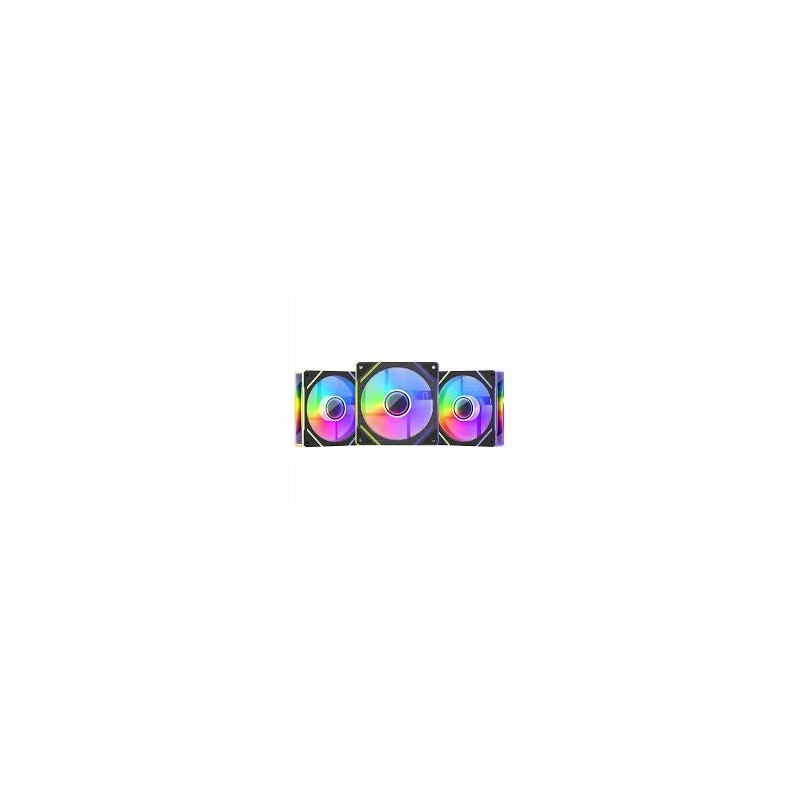 1st Player FC-BK-3in1 PC Case Fan 120mm 3 Pack – Black