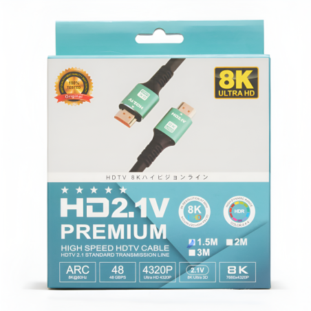 10 Meter 2.1 8K 60Hz UHD HDMI Cable
